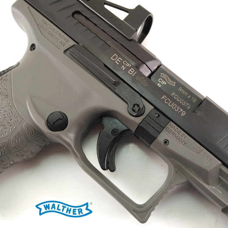 Pistole Walther PPQ Q4 TAC 4,6″ 9 mm Luger, kolimátor