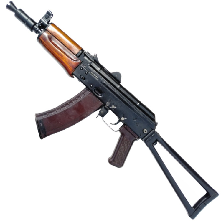 Puška samonabíjecí Kalašnikov AKS-74U, ráže 5,45x39, použitá