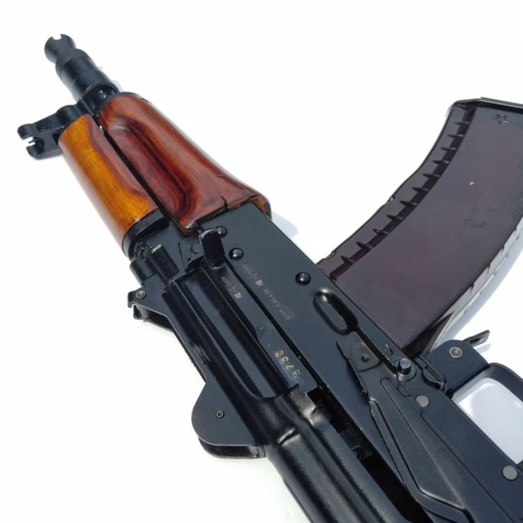 Puška samonabíjecí Kalašnikov AKS-74U, ráže 5,45x39, použitá