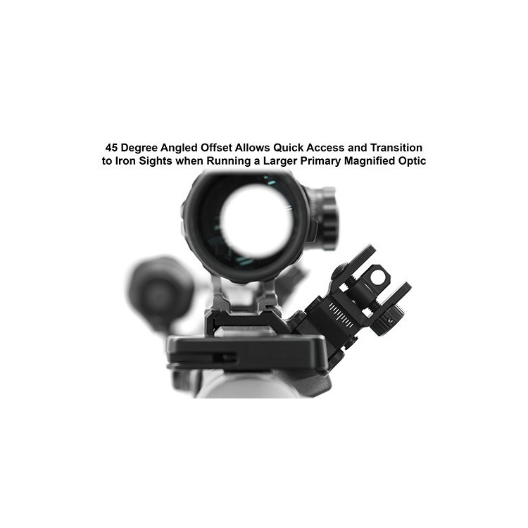 Vyosené hledí UTG AR15 45 Degree angled Rear sight