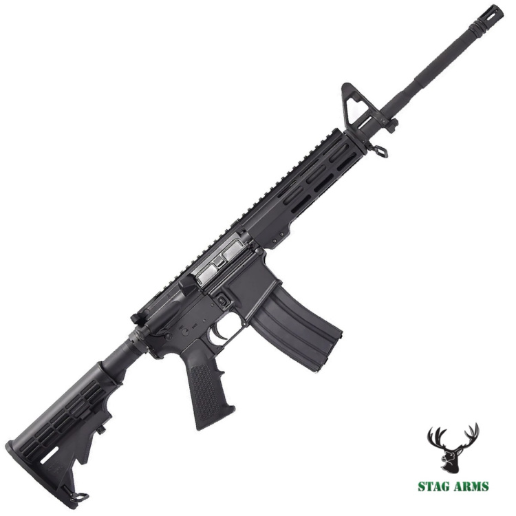 Samonabíjecí puška AR15 Stag Arms model LEO M-LOK, ráže .223 Rem, 16″ hlaveň