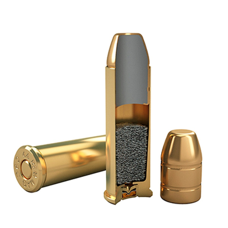 Revolverové náboje 44 Rem. Mag. FMJ Flat, 240 gr, 50 ks, Magtech