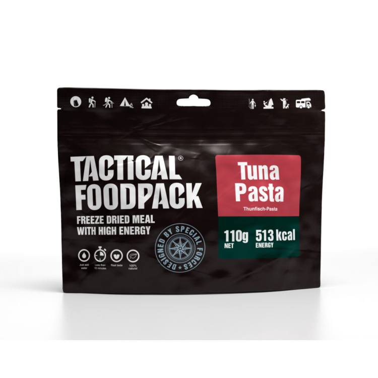 Dehydrované jídlo - těstoviny s tuňákem, Tactical Foodpack