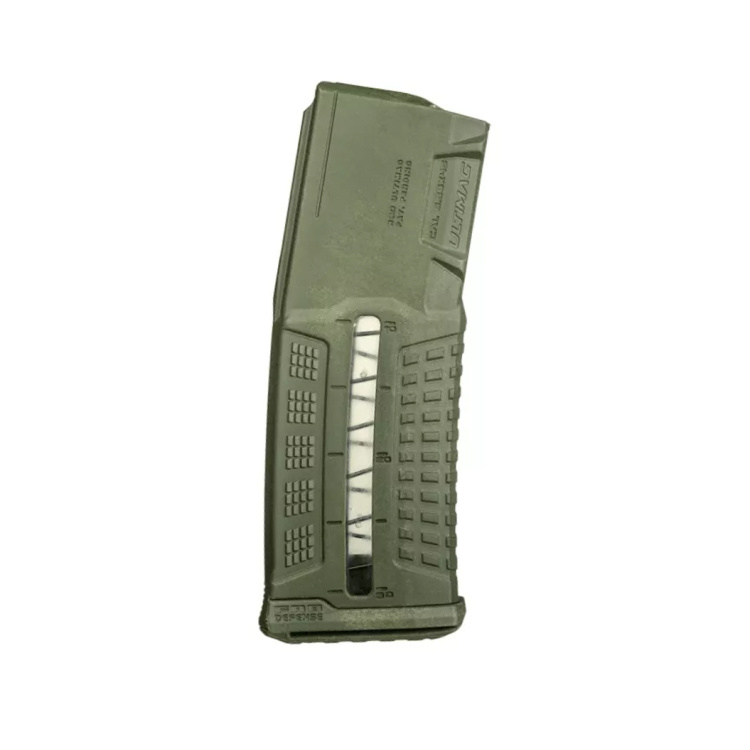 Zásobník Ultimag pro zbraně AR15/M4, 223 Rem., 30 ran, zelený, FabDefense