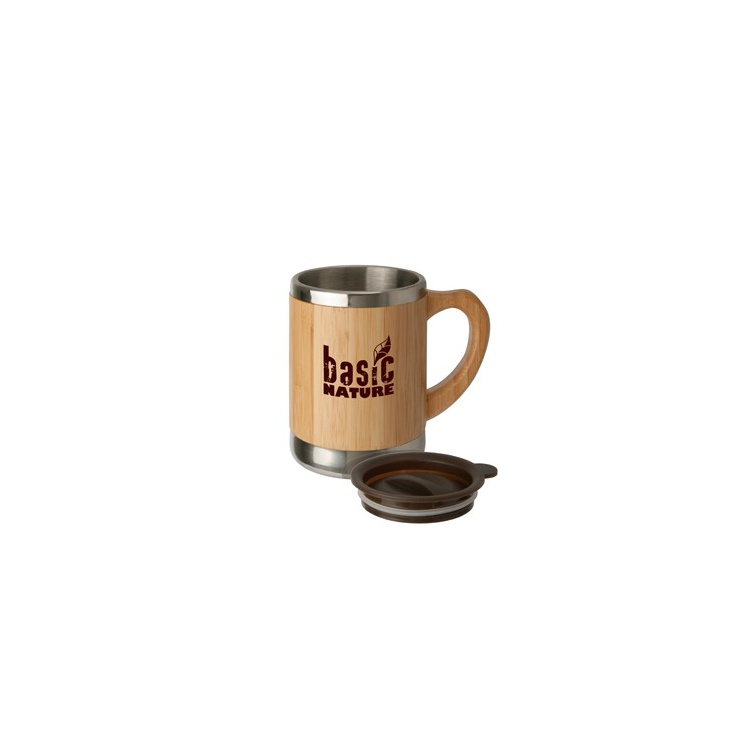 Termohrnek Beaker 'Bamboo', 0,3 L, BasicNature
