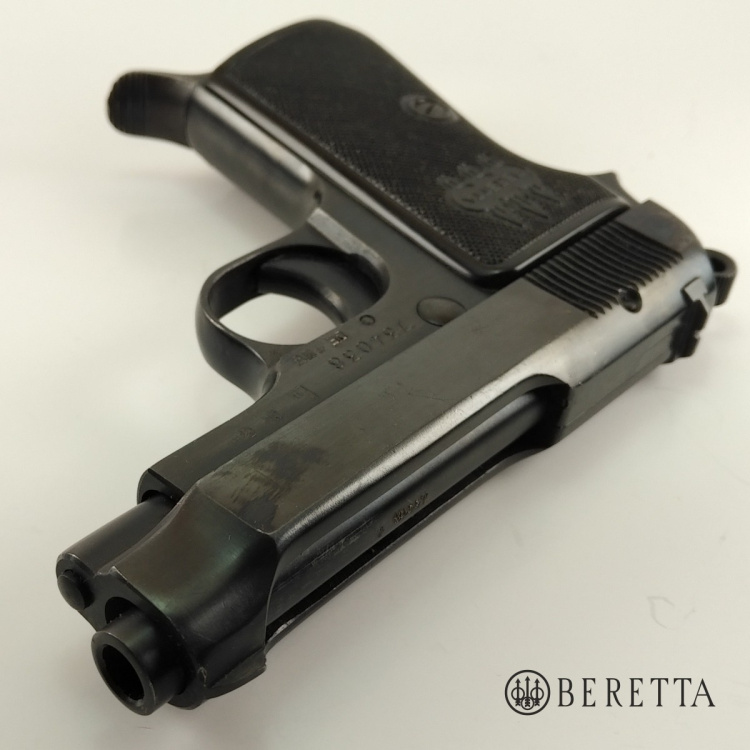 Pistole Beretta 35, 7,65 Browning, použitá - Beretta 35, ráže 7,65 Browning, hlaveň 80 mm, pistole samonabíjecí, použitá