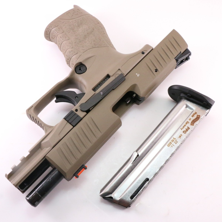 Pistole Walther PPQ M2, 22 LR, 4″, FDE - Pistole Walther PPQ M2, 4‘‘, FDE ráže 22LR