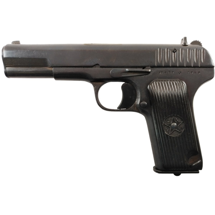 Pistole Tokarev TT-33, 7,62 x 25 Tokarev, použitá - Tokarev model TT-33 7,62x25, pistole samonabíjecí, použitá