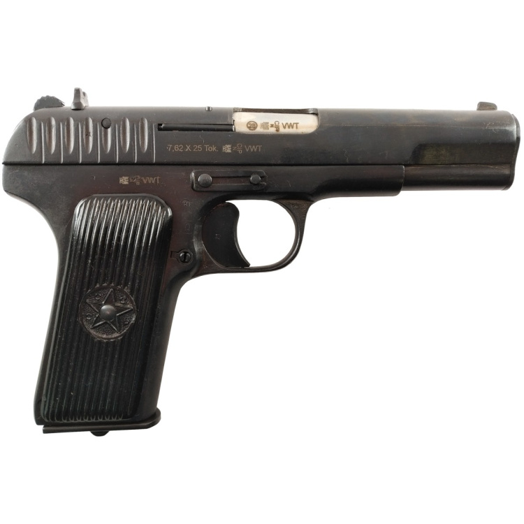 Pistole Tokarev TT-33, 7,62 x 25 Tokarev, použitá - Tokarev model TT-33 7,62x25, pistole samonabíjecí, použitá