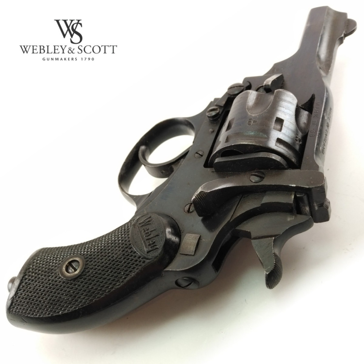 Webley &amp; Scott Mark IV .38 S&amp;W Pocket, revolver použitý - Webley &amp; Scott Mark IV .38 S&amp;W, revolver použitý