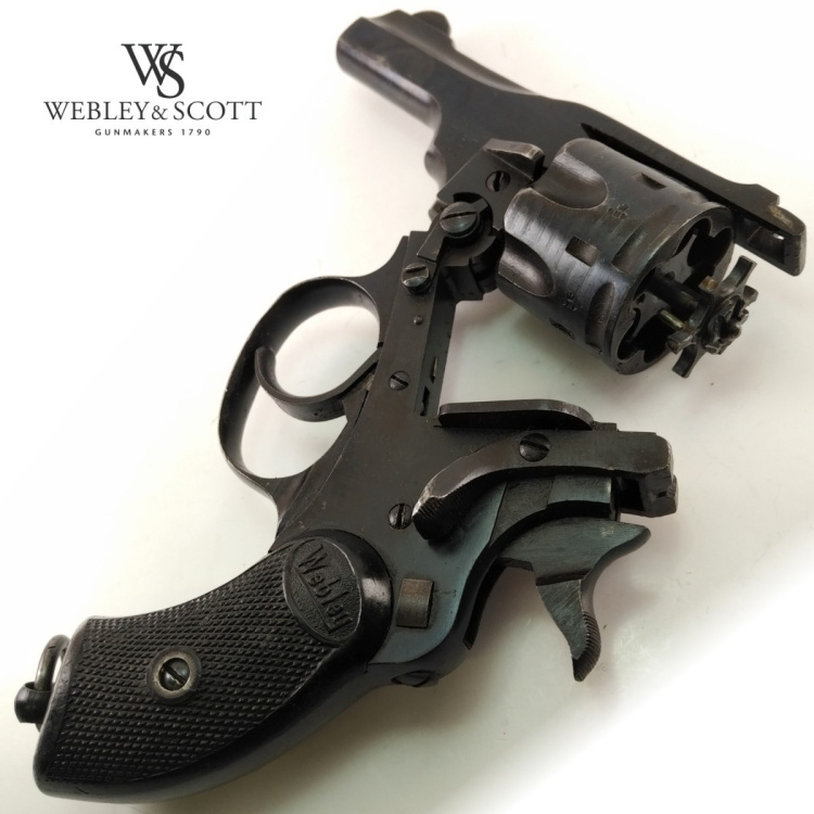 Webley &amp; Scott Mark IV .38 S&amp;W Pocket, revolver použitý - Webley &amp; Scott Mark IV .38 S&amp;W, revolver použitý