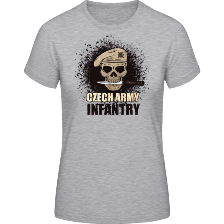 Dámské triko Infantry, Forces Design, šedé