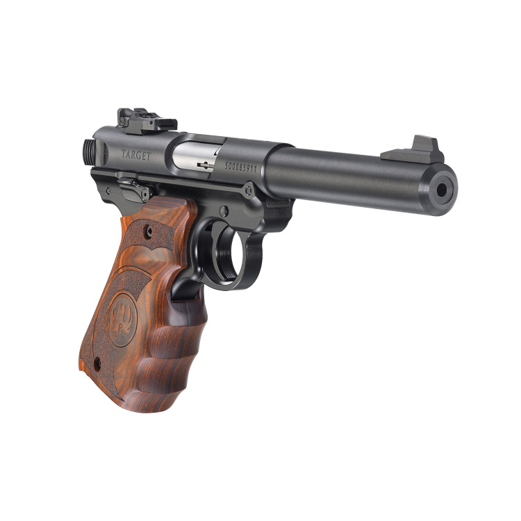 Pistole Ruger Mark IV Target, lamino střenky, 22 LR, 5,5&quot;