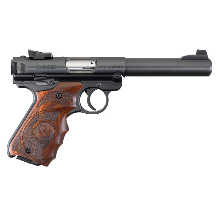 Pistole Ruger Mark IV Target, lamino střenky, 22 LR, 5,5&quot;
