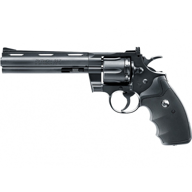 Vzduchový revolver Colt Python 6″ Diabolo/BB, CO2, 4,5 mm