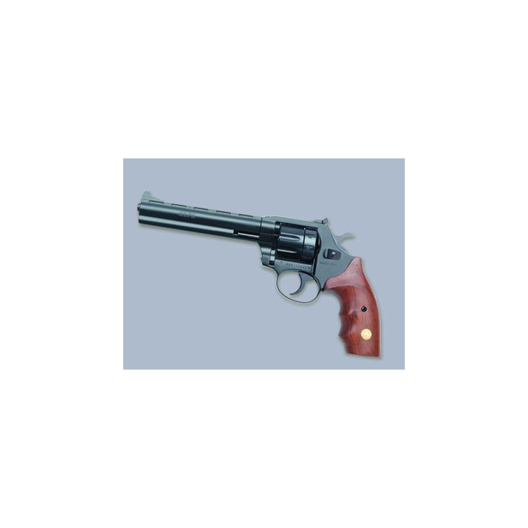 Revolver Alfa model 661 6″, 6mm Flobert, niklovaný, stavitelné hledí, plastové střenky