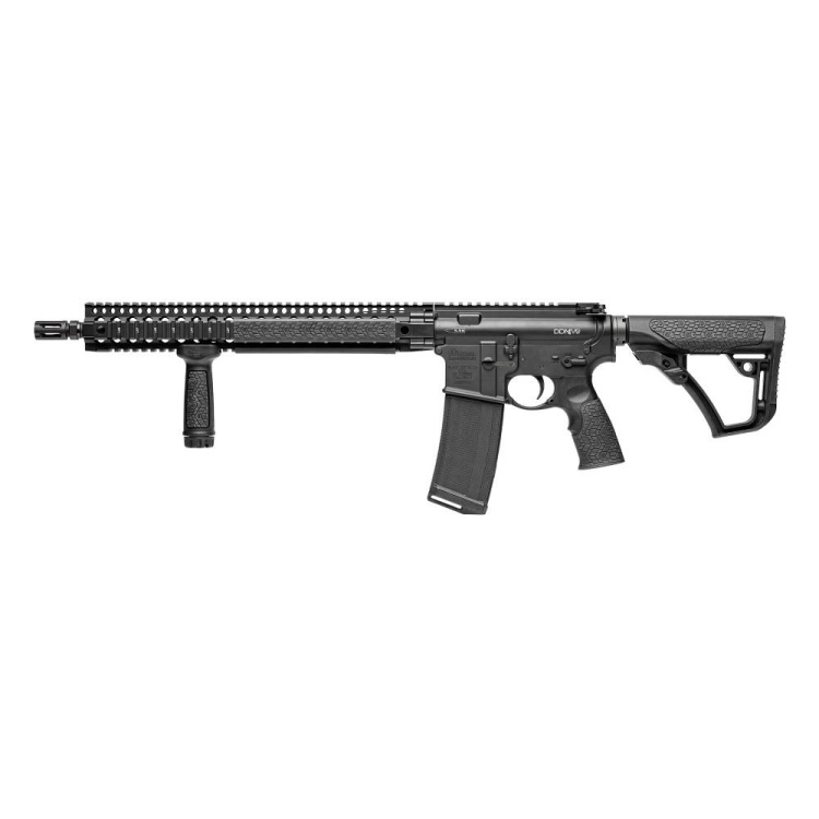 Samonabíjecí puška Daniel Defense M4 V9, 16″, ráže .223 Rem, černé, přední taktická rukojeť