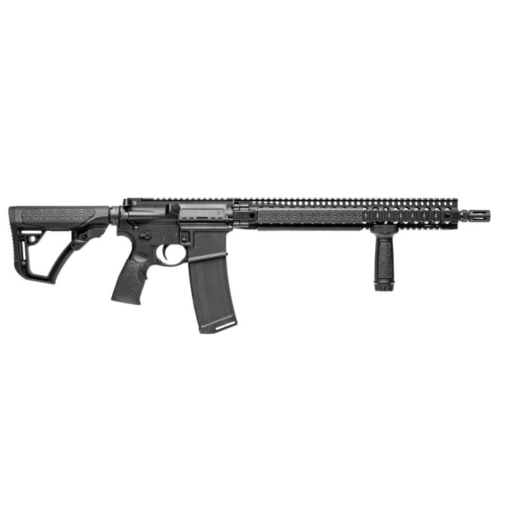 Samonabíjecí puška Daniel Defense M4 V9, 16″, ráže .223 Rem, černé, přední taktická rukojeť