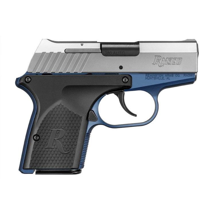 Pistole Remington RM 380 Blue/Silver, 9 mm Browning