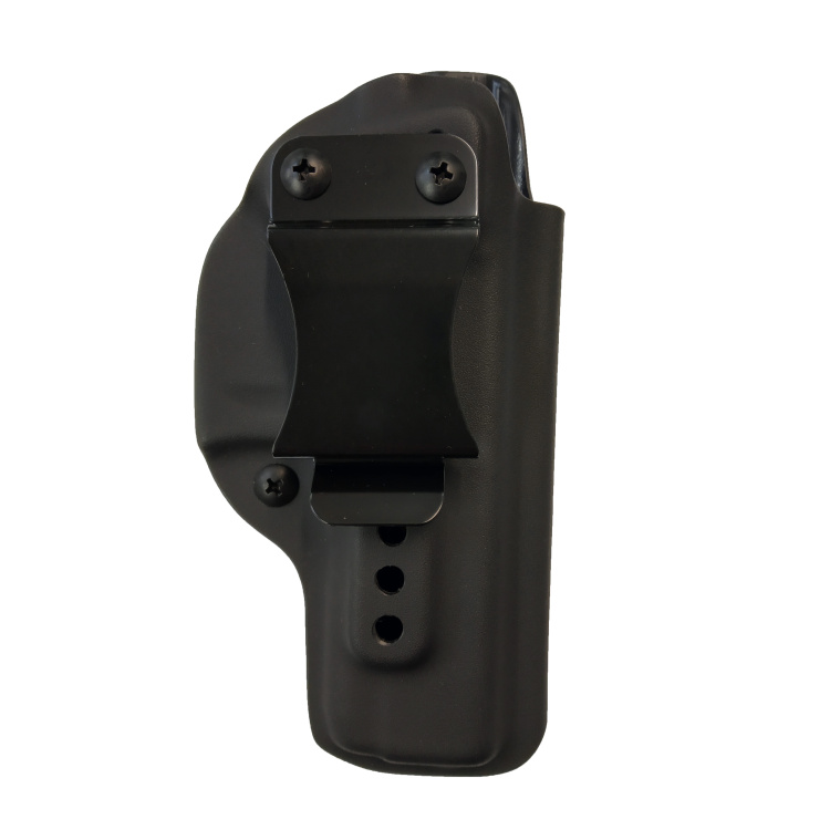 Vnitřní kydex pouzdro Glock 17, pravé, poloviční sweatguard, černá, spona 40 mm, RH Holsters