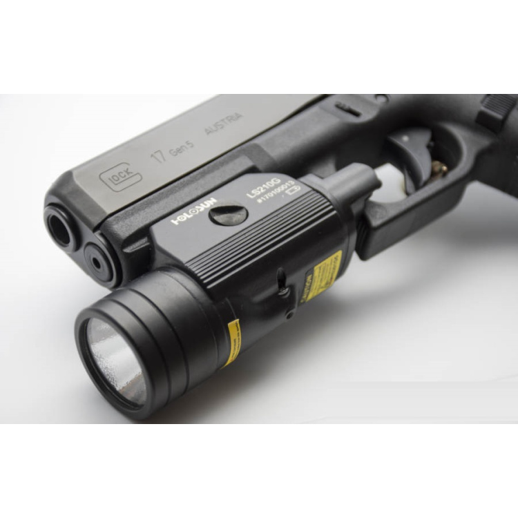 Pistolový laser se svítilnou Holosun LS210R – červený