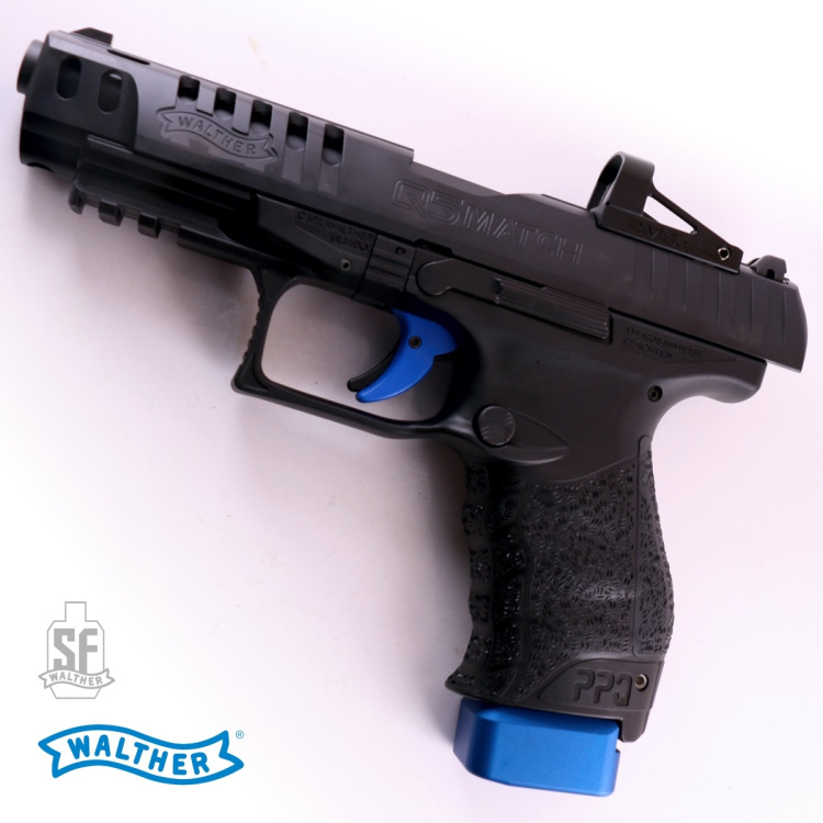 Zásobník Walther PPQ SF Pro Blue, 9 mm Luger, 15+2 nábojů