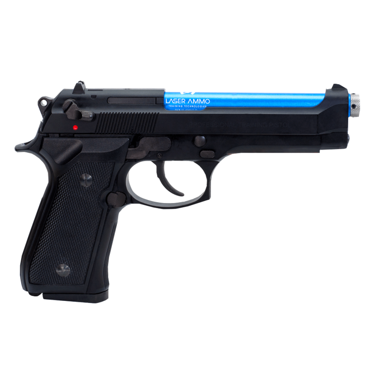 Tréninková laserová pistole, airsoft, M9 IR, KWA M9 PTP CO2, Laser Ammo