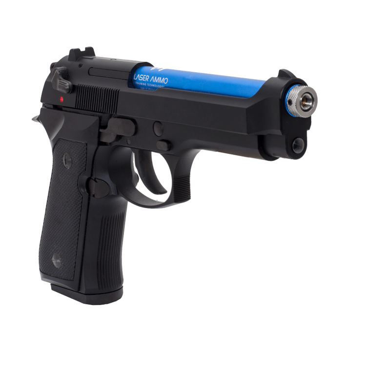 Tréninková laserová pistole, airsoft, M9 IR, KWA M9 PTP CO2, Laser Ammo