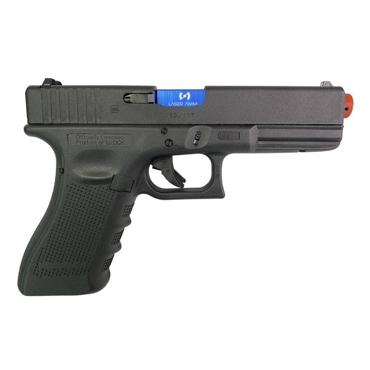 Tréninková laserová pistole, airsoft, Glock 17 Gen4 IR (Umarex Glock 17 Gen4 CO2), Laser Ammo