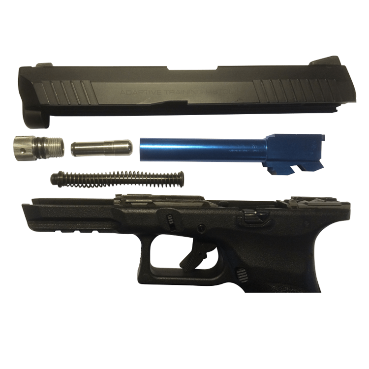 Tréninková laserová pistole, airsoft, Glock 19 IR (ASG Glock 19 Green Gas) Laser Ammo
