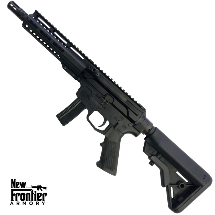 Samonabíjecí puška New Frontier Armory AR9, 9 mm Luger, 8″, šachta MP5