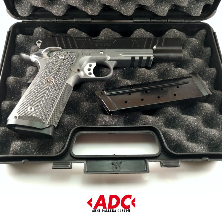 Pistole ADC 1911 Blue Steel Match, 9 mm Luger