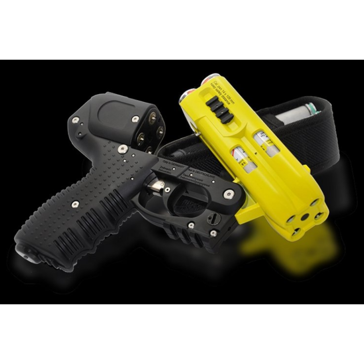 Pepřová pistole JPX4 Jet Defender Laser, žlutá, Piexon