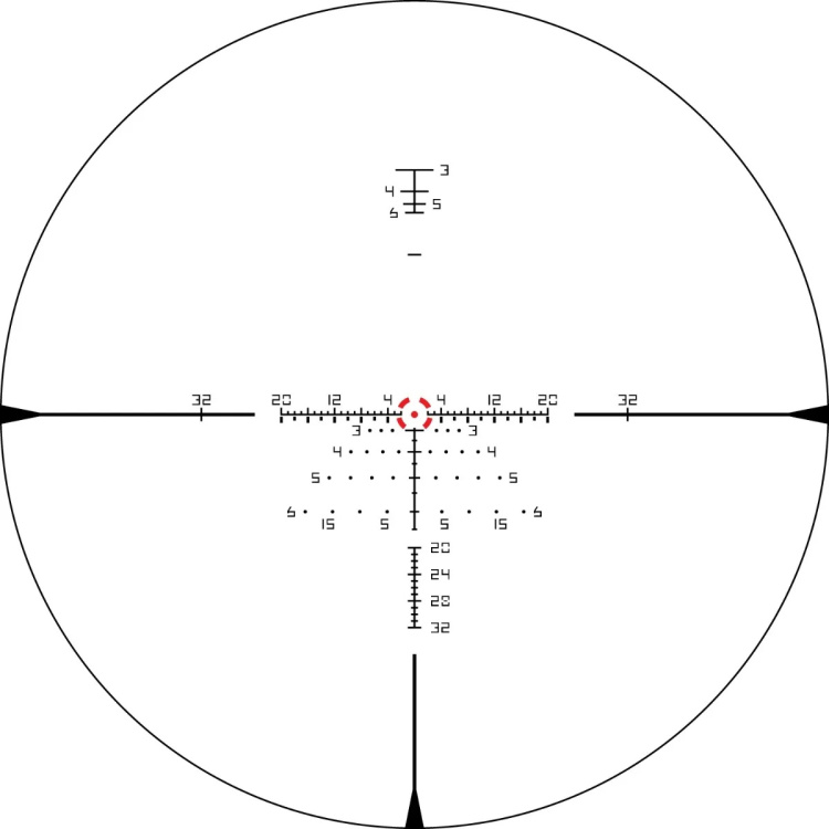 Puškohled Razor Gen III 1-10x24 EBR-9 BDC, MOA, Vortex