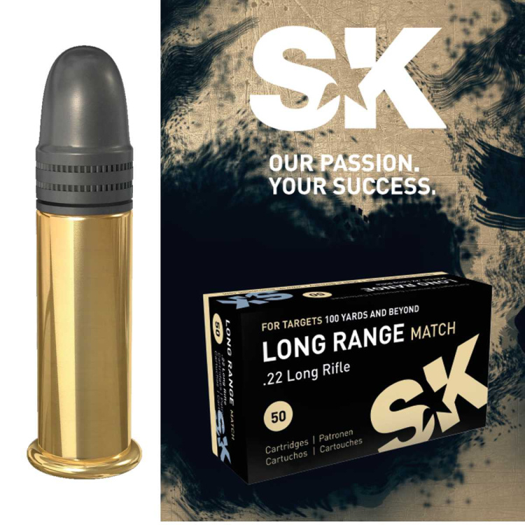 Náboj Lapua SK 22 LR Long Range Match, 40 gr, 50 ks