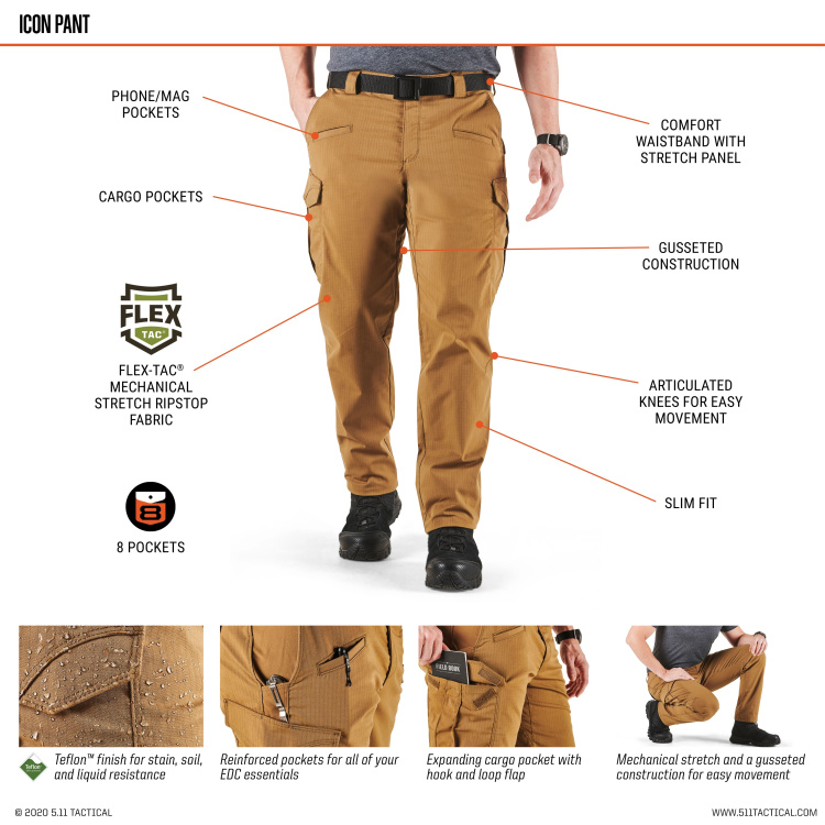Kalhoty Icon Pants, 5.11