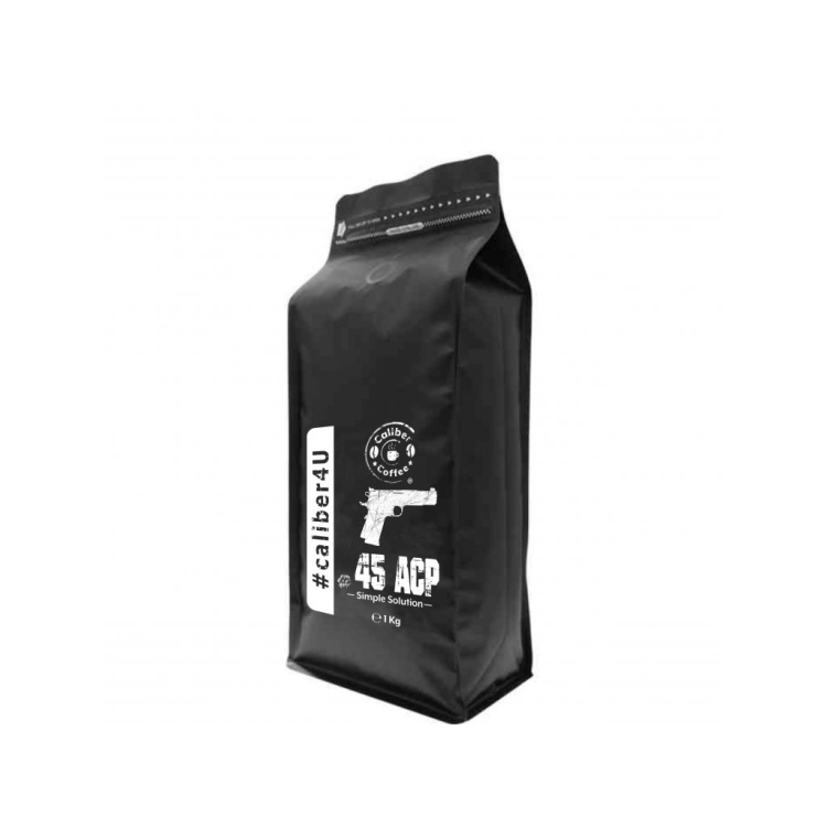 Pražená káva Caliber Coffee®, .45 ACP