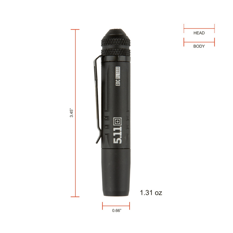EDC Baterka PL 1AAA, Černá, 5.11