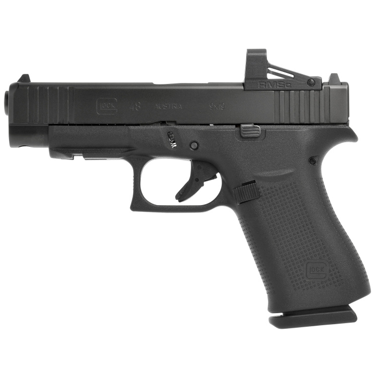 Pistole Glock 48 MOS, 9 mm Luger, kolimátor RMSc Shield Optic