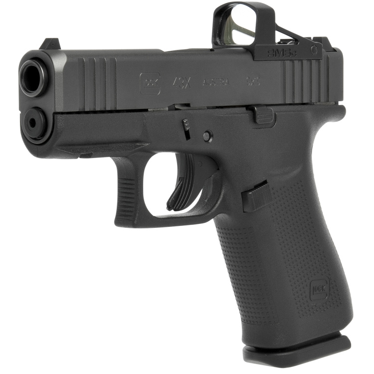 Pistole Glock 43X MOS, 9 mm Luger, kolimátor RMSc Shield Optic