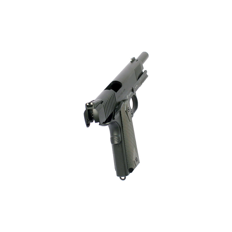 Airsoftová pistole Colt 1911 Rail Gun NB, plynová CO2, Cyber Gun