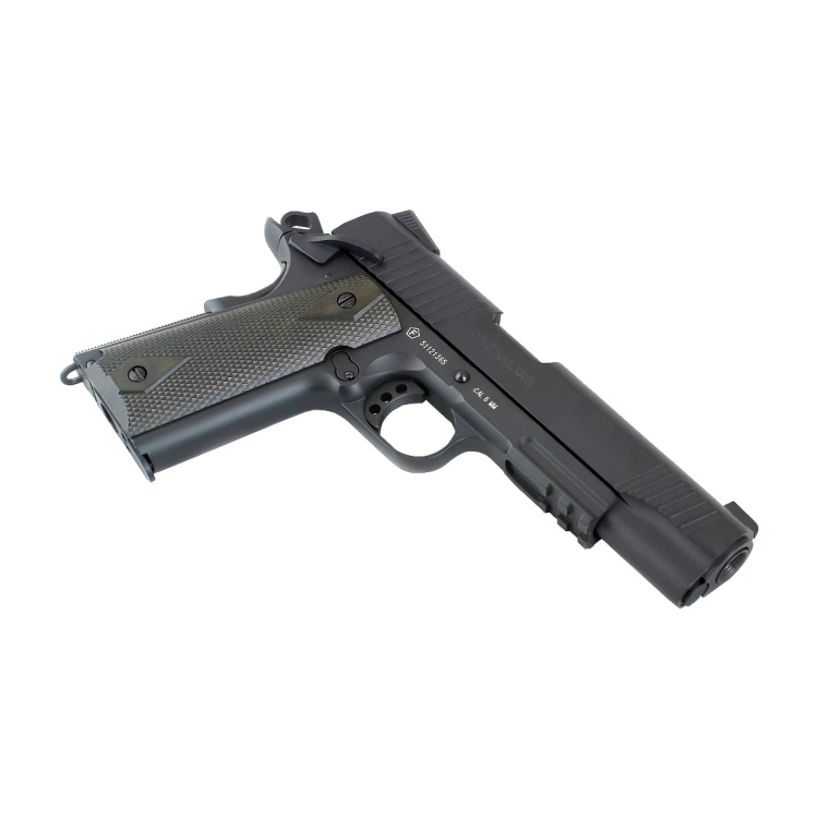 Airsoftová pistole Colt 1911 Rail Gun NB, plynová CO2, Cyber Gun