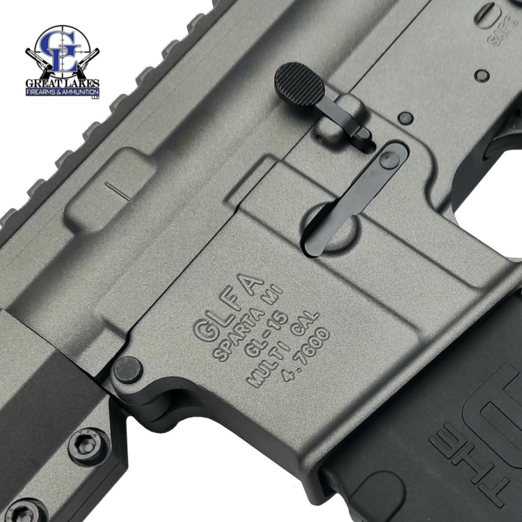 Samonabíjecí puška AR .223 WYLDE, 16″ 4150 Nitridováno, 1:8, Tungsten Grey, GLFA