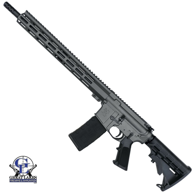 Samonabíjecí puška AR .223 WYLDE, 16″ 4150 Nitridováno, 1:8, Tungsten Grey, GLFA