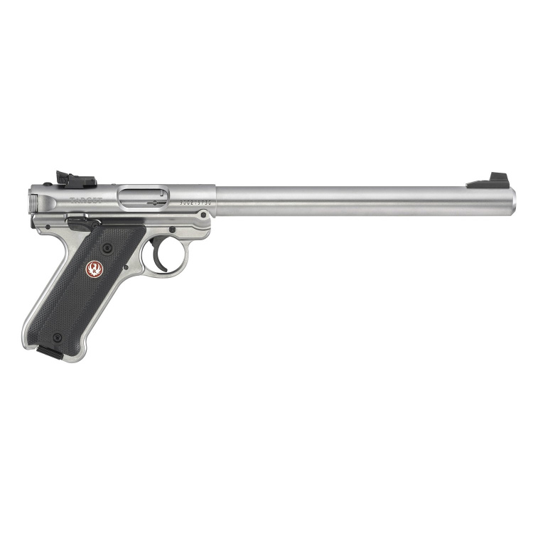 Pistole Ruger Mark IV Target Stainless, 22 LR, 10"