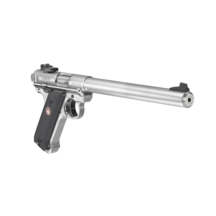 Pistole Ruger Mark IV Target Stainless, 22 LR, 10"