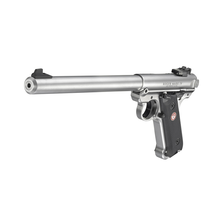 Pistole Ruger Mark IV Target Stainless, 22 LR, 10"