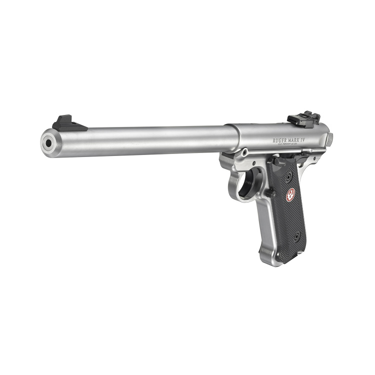 Pistole Ruger Mark IV Target Stainless, 22 LR, 10&quot;