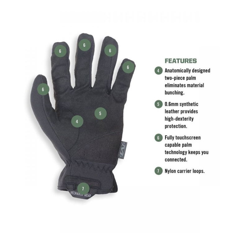 Dámské rukavice FastFit, Mechanix
