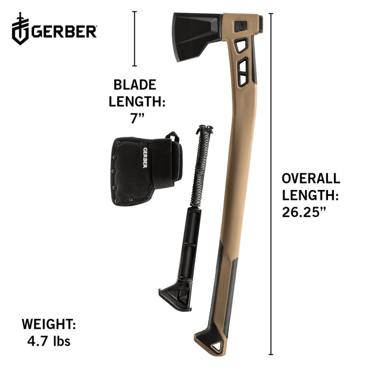Sekera Bushcraft Axe, coyote, Gerber